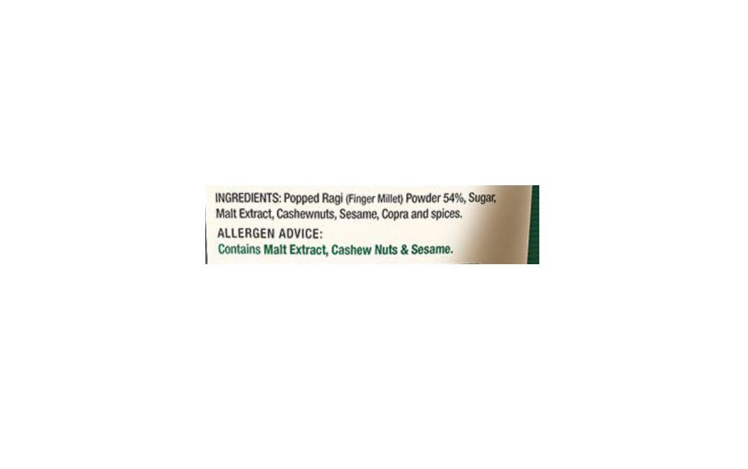 Indira's Ragi Huri Hittu With Malt Extract & Nuts   Pack  400 grams